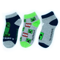 Minecraft kids no-show socks 35/38