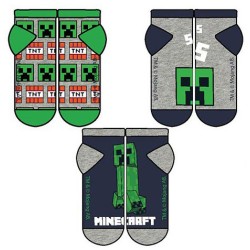 Minecraft kids no-show socks 35/38