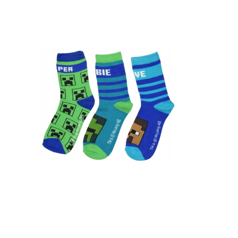 Minecraft kids socks 31/34