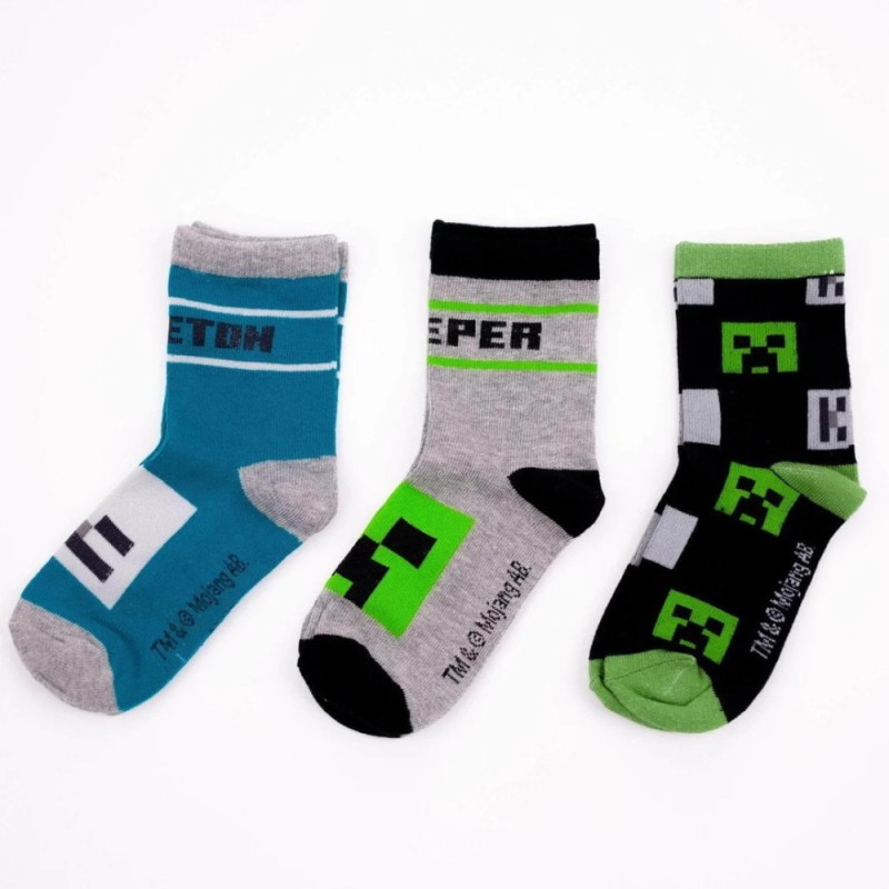 Minecraft Mobs children's socks 27/30