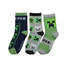 Minecraft Skeleton kids socks 27/30