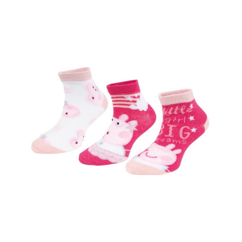 Peppa Pig Dream children's no-show socks 27/30