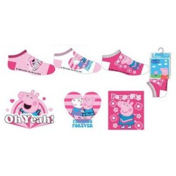 Chaussettes baskets pour enfants Peppa Pig 23/26