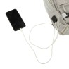 Sac à dos de voyage d'avion câble USB étanche 45x16x28cm gris
