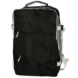 Sac à dos de voyage d'avion câble USB étanche 45x16x28cm noir
