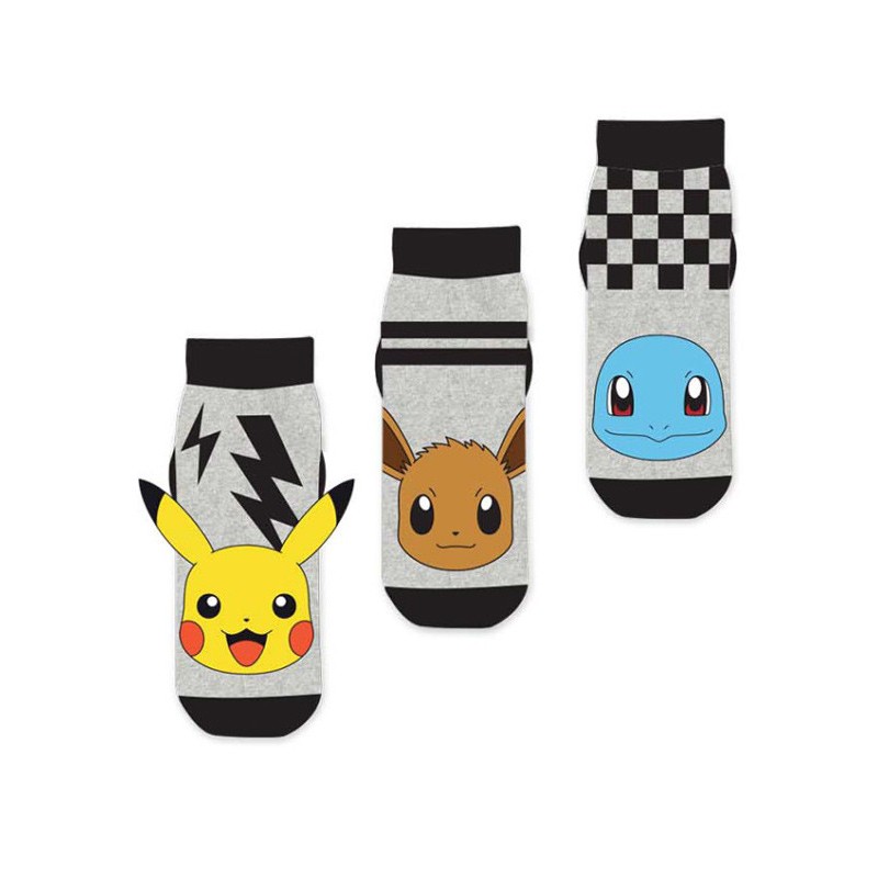 Pokémon kids low cut socks 23/26