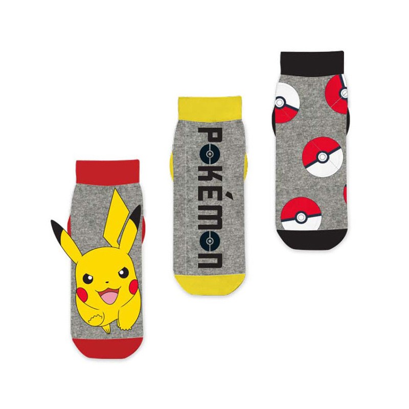 Pokémon kids' no-show socks 27/30