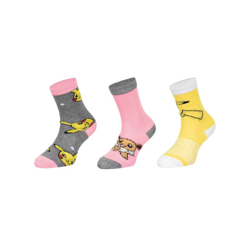 Pokémon Pika-Eevee kids socks 23/26