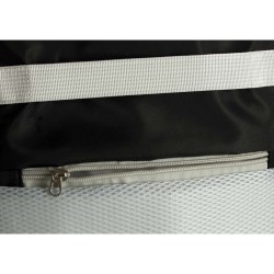 Sac à dos de voyage d'avion câble USB étanche 45x16x28cm noir
