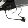 Sac à dos de voyage d'avion câble USB étanche 45x16x28cm noir
