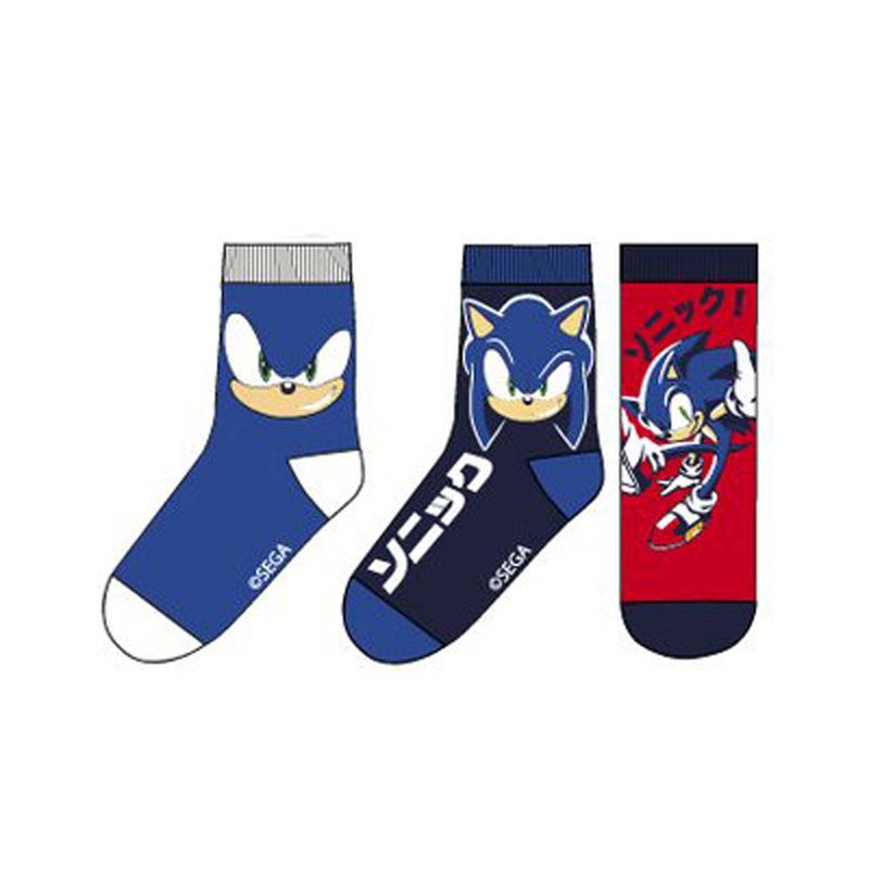 Sonic the Hedgehog Sonic the Hedgehog Kids Socks 31/34