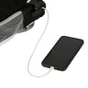Sac à dos de voyage d'avion câble USB étanche 45x16x28cm noir
