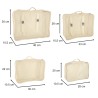Organisateurs de valises ensemble de voyage 8 pièces accessoires de rangement de vêtements sacs imperméables chaussure de maquil
