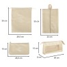 Organisateurs de valises ensemble de voyage 8 pièces accessoires de rangement de vêtements sacs imperméables chaussure de maquil