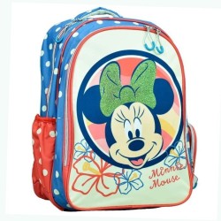 Sac d'école Disney Minnie Boho, sac à dos 43 cm