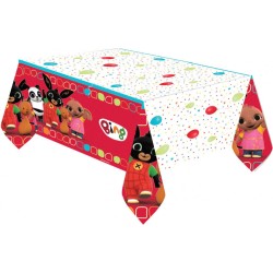 Bing Red plastic tablecloth 120x180 cm