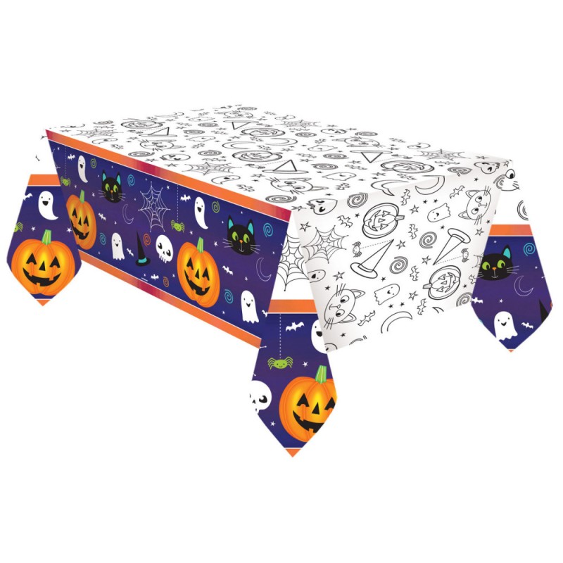 Nappe en papier Halloween Friends 120x180 cm