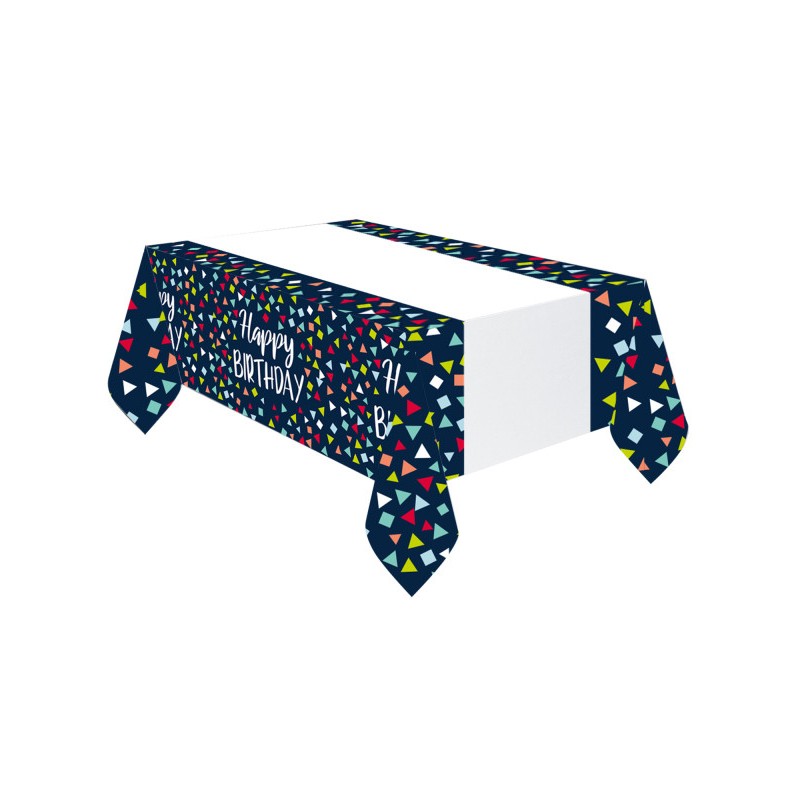 Happy Birthday Reason To Celebrate Happy Birthday paper tablecloth 120x180 cm