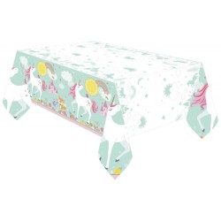 Nappe Magique Plastique Licorne 137x259 cm