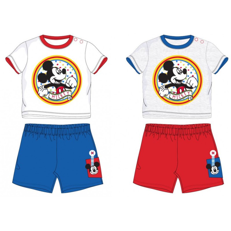 Ensemble T-shirt + pantalon bébé Disney Mickey 68-92 cm