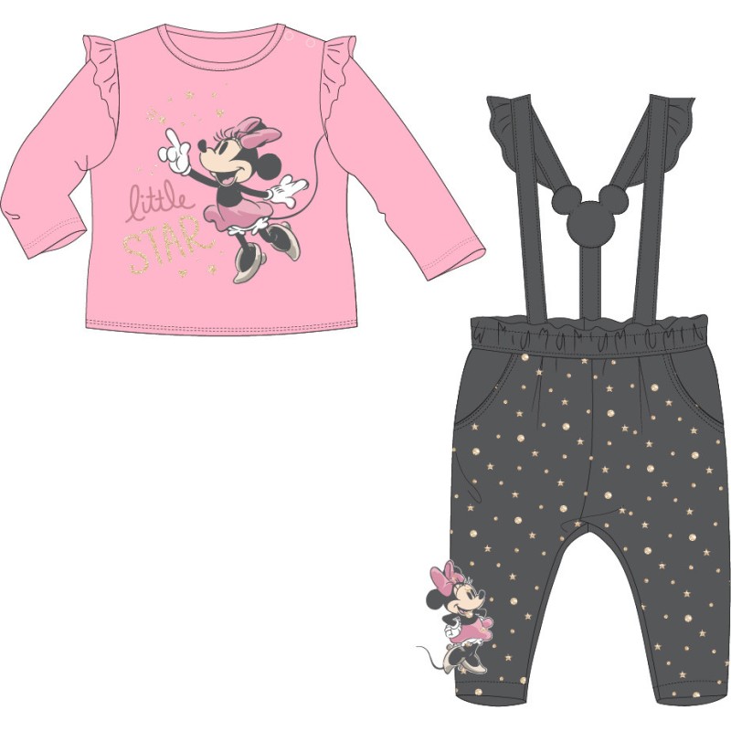 Ensemble T-shirt + pantalon bébé Disney Minnie 62-92 cm