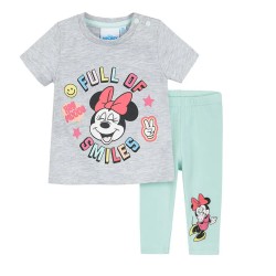 Ensemble T-shirt + pantalon Disney Minnie Smiles pour bébé de 3 à 24 mois