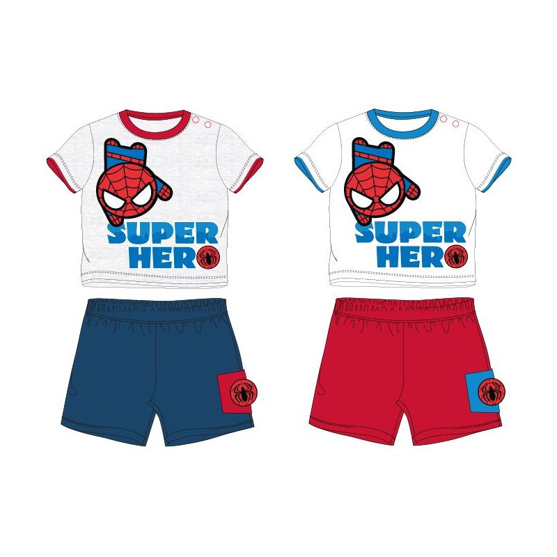 Ensemble T-shirt + pantalon bébé Spiderman 68-92 cm