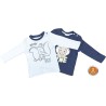 Lot de 2 t-shirts et hauts pour bébé Disney Dumbo 62-92 cm