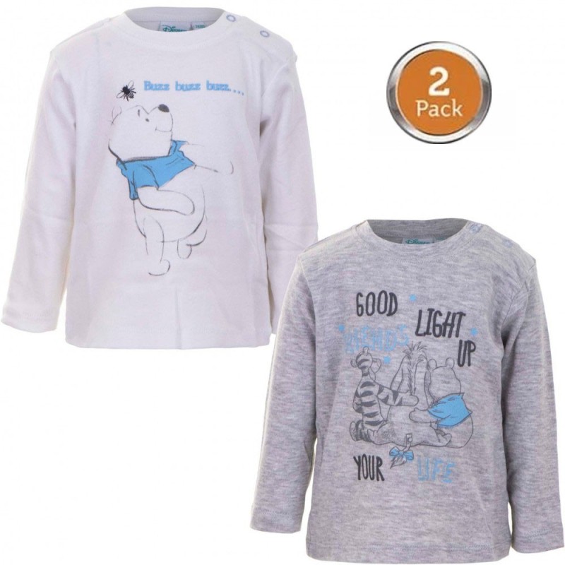 T-shirt bébé Disney Winnie l'ourson, haut 2 pièces