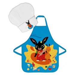 Bing Yummy children's apron 2-piece set