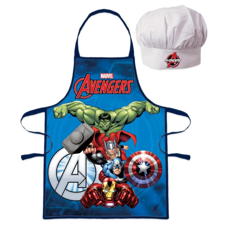 Avengers Infinity Stones children's apron 2-piece set