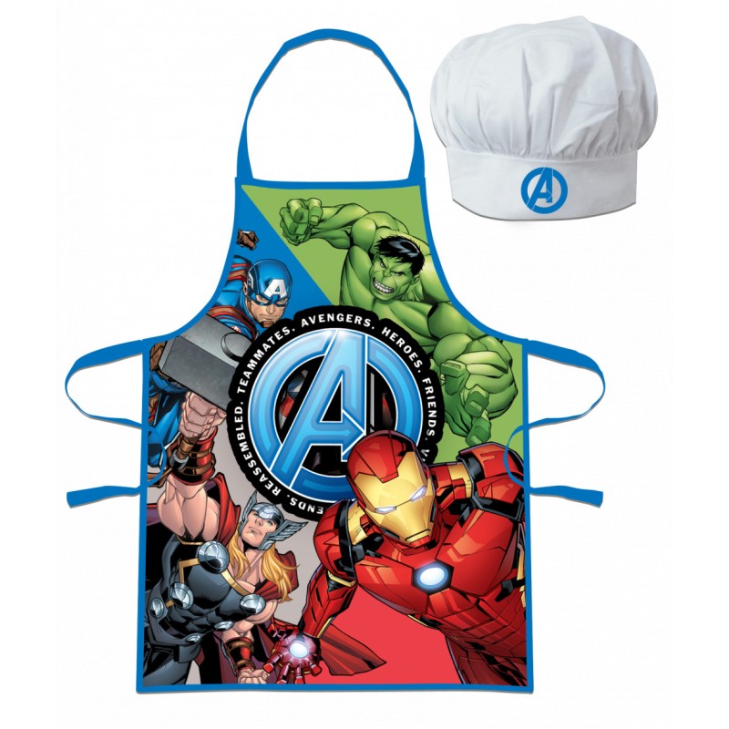 Avengers Teammates kids' apron 2-piece set