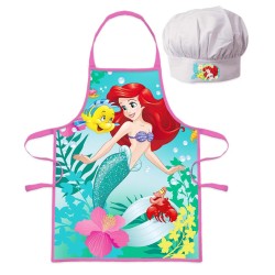 Ensemble de tabliers pour enfants Disney Princess Curious Ariel 2 pièces