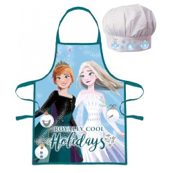 Ensemble de tabliers de Noël pour enfants Disney Frozen Royally Cool 2 pièces