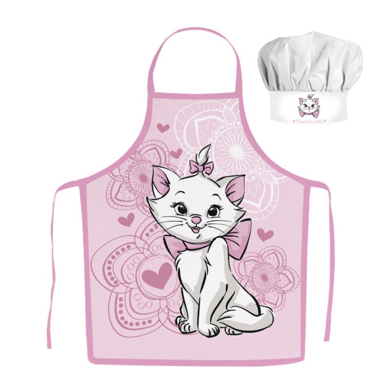 Ensemble de tabliers pour enfants Disney Marie Aristocat Cats 2 pièces