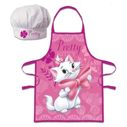 Disney Marie Pretty Kitty Cat Kids Apron 2-Piece Set