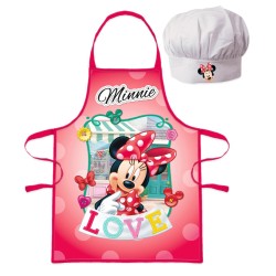 Ensemble de tabliers pour enfants Disney Minnie Love 2 pièces