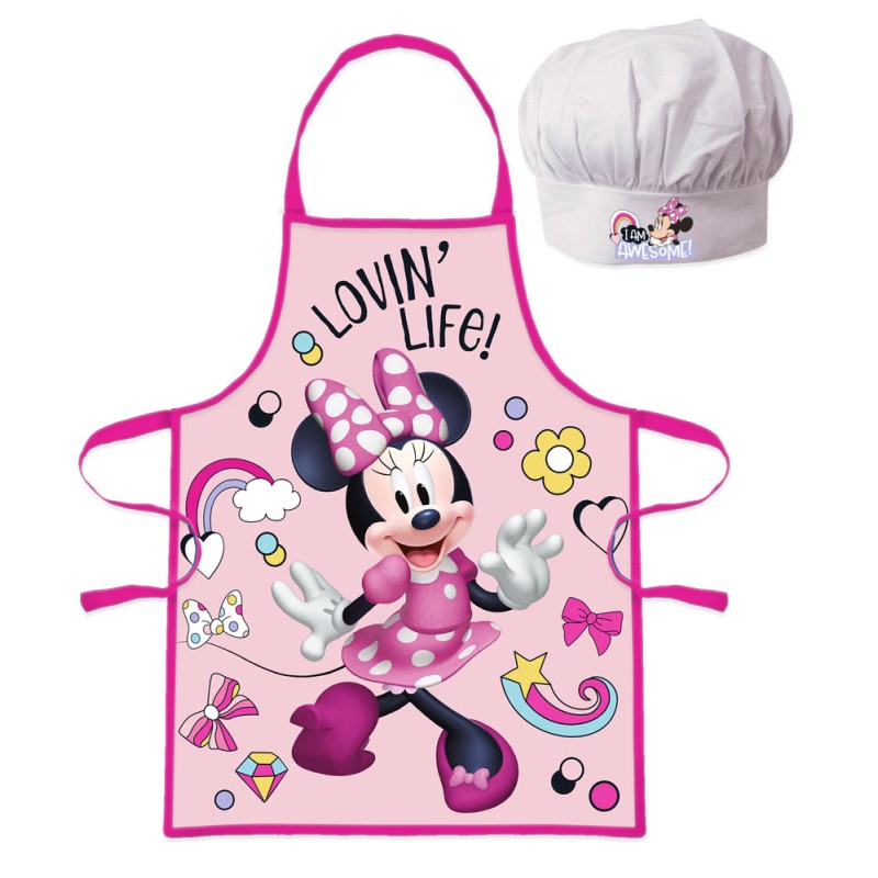 Disney Minnie  Lovin' Life children's apron 2-piece set