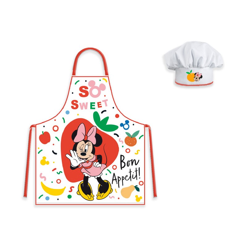 Disney Minnie  So Sweet children apron 2 piece set