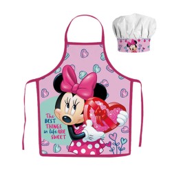 Ensemble tablier 2 pièces pour enfants Disney Minnie Sweets