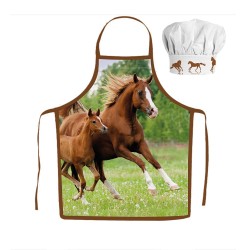 Ensemble de 2 tabliers pour enfants Horse Career