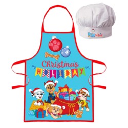 Paw Patrol Holiday Christmas Kids Apron 2-Piece Set