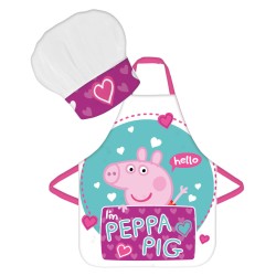 Ensemble de 2 tabliers pour enfants Peppa Pig Hello