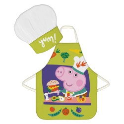 Ensemble de 2 tabliers pour enfants Peppa Pig Yum