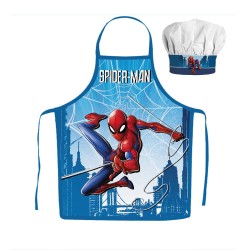 Spiderman Skyline children's apron 2-piece set