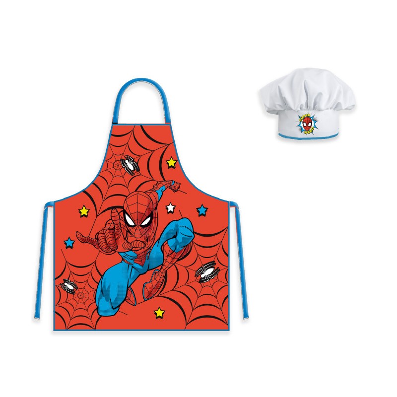 Spiderman Super Hero Children's Apron 2-Piece Set