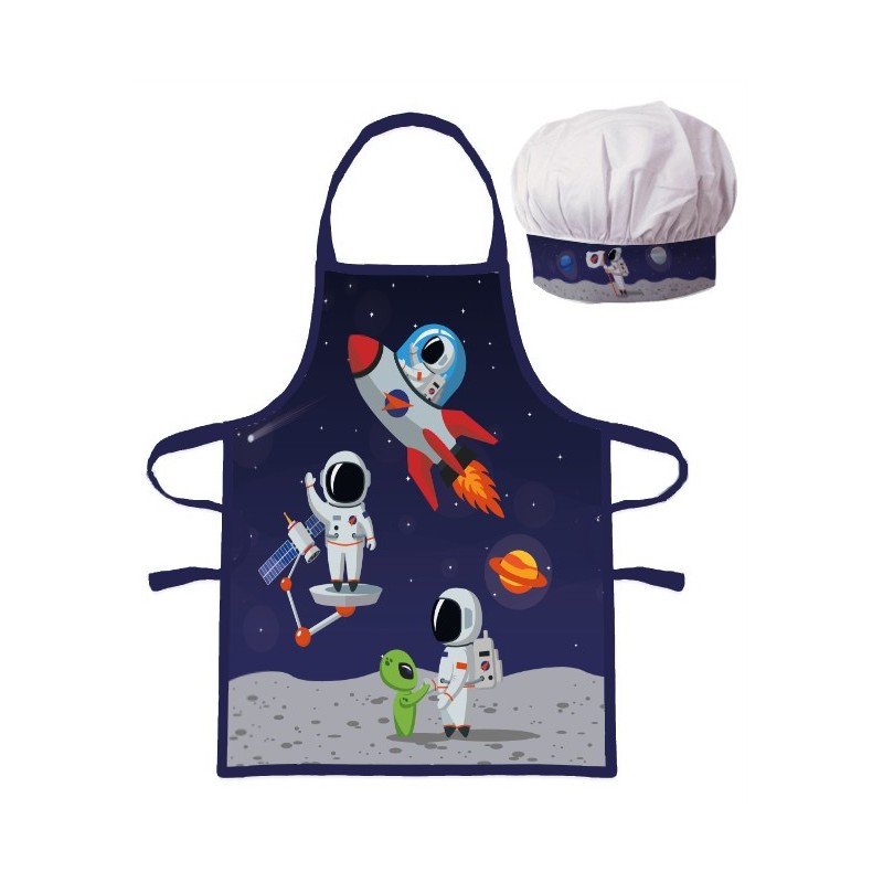 Ensemble de tabliers pour enfants Astronaut Alien 2 pièces