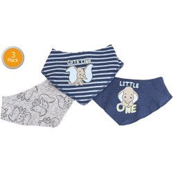 Lot de 3 bavoirs pour bébé Disney Dumbo