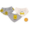 Lot de 3 bavoirs pour bébé Disney Winnie l'ourson 62/68 cm