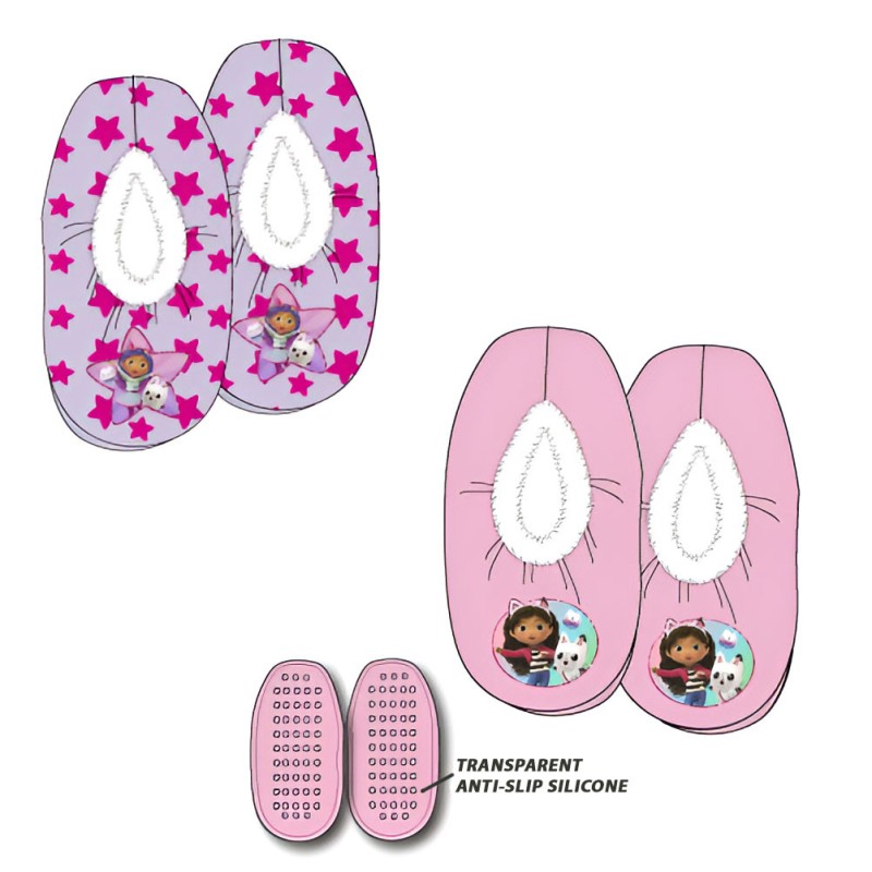 Gabby's Dollhouse Star children's winter slippers 23-34